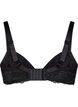 Full coverage bra with lace and microfibre, Black, Packshot image number 1