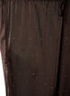 Satin balloon trousers with rhinestones, Brown, Packshot image number 2