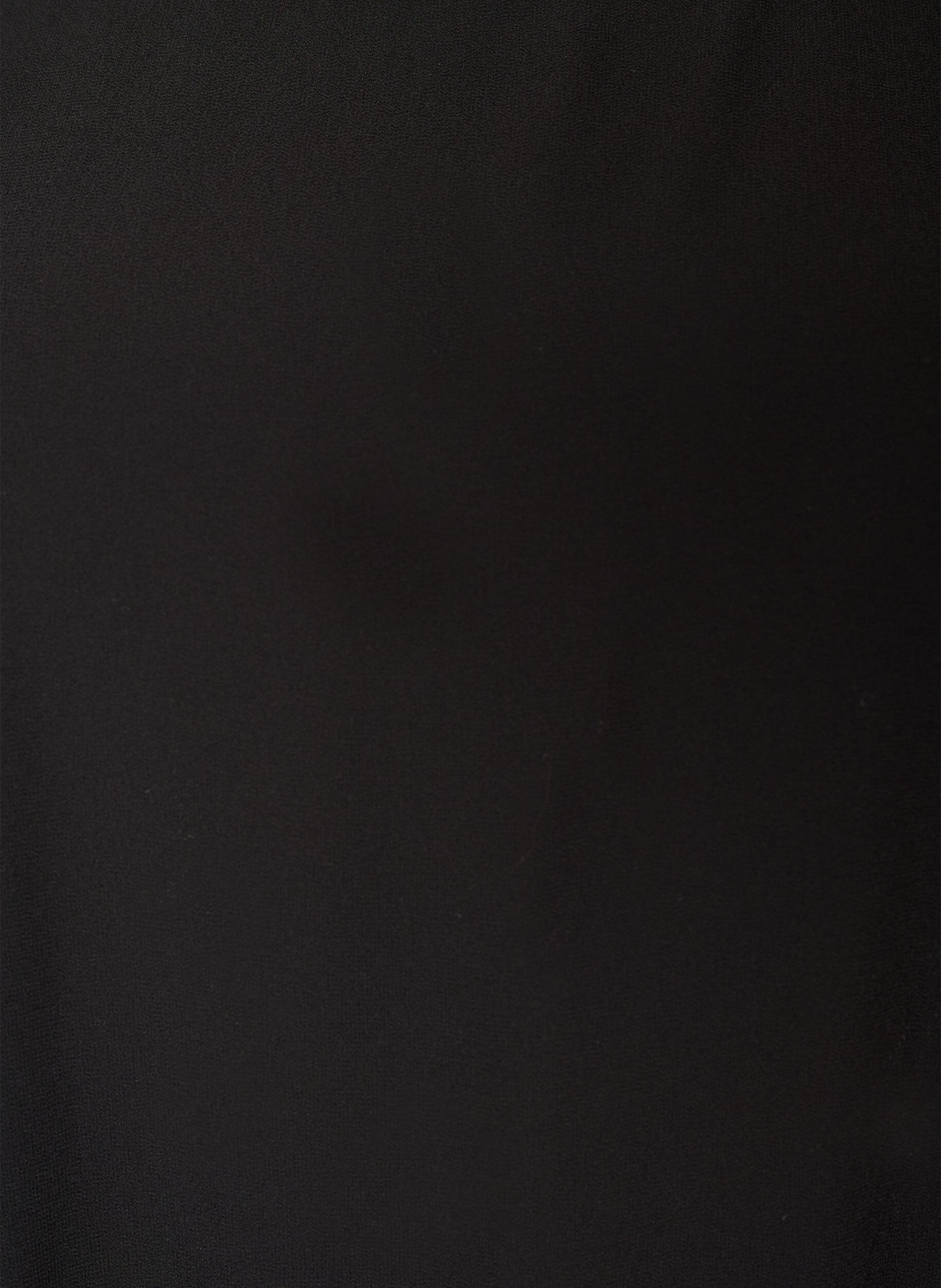 ZizzifashionChiffon blouse with balloon effect, Black, Packshot image number 2