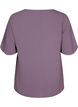 Short-sleeved blouse with A-shape, Vintage Violet, Packshot image number 1