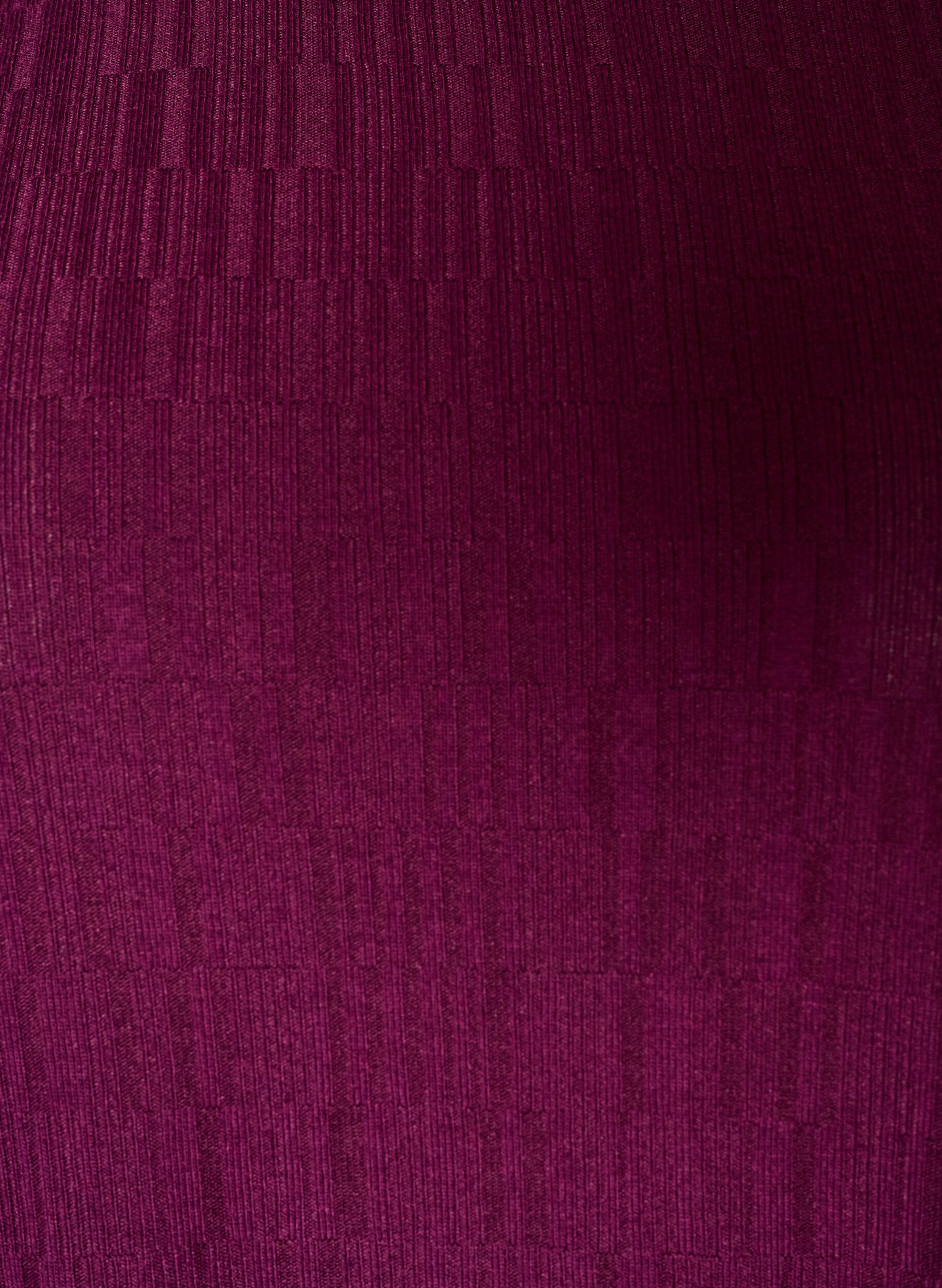 ZizzifashionBlouse with texture and 3/4 sleeves, Purple, Packshot image number 2