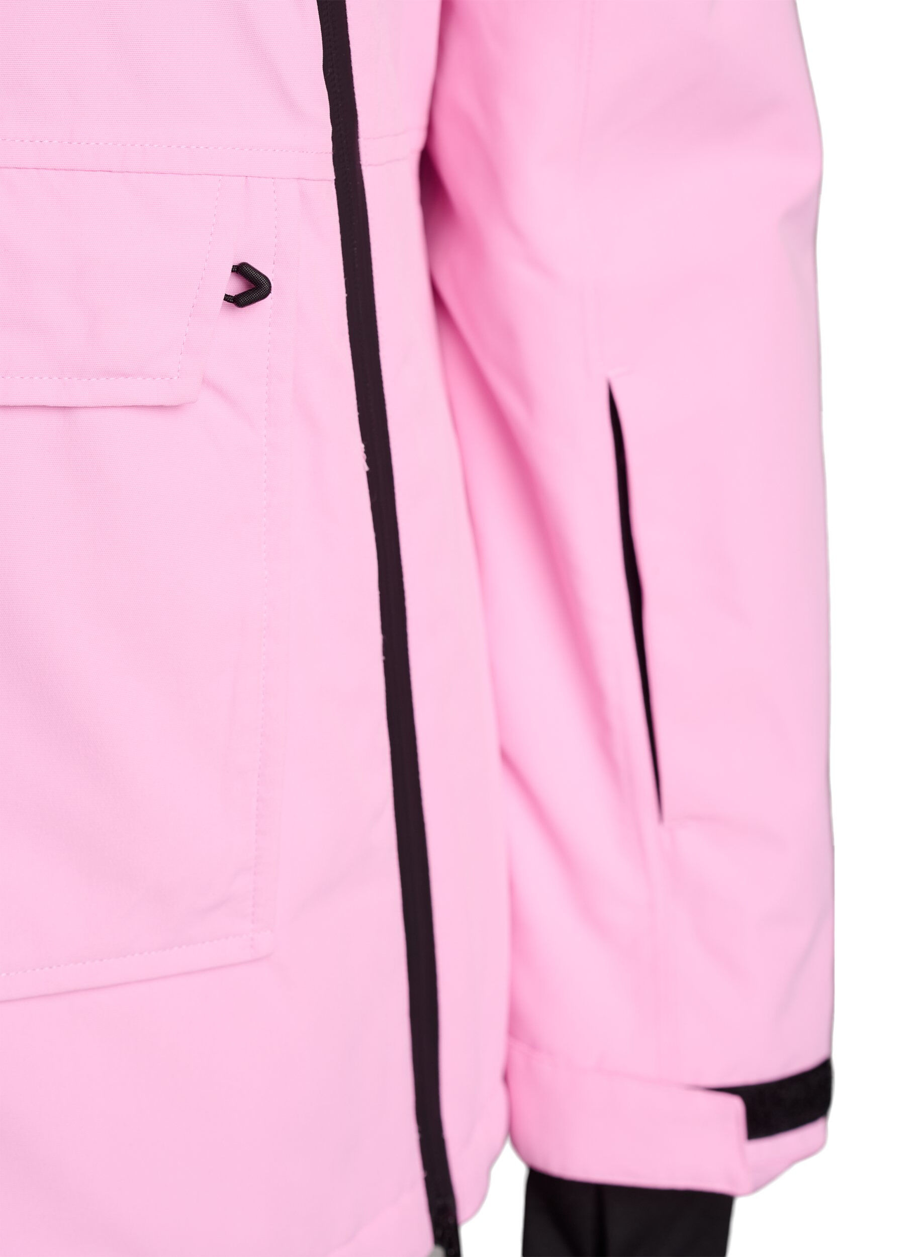Zizzifashion Functional ski anorak with hood, Pink, Packshot image number 3