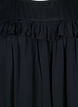 Viscose tunic with ruffles, Black, Packshot image number 2