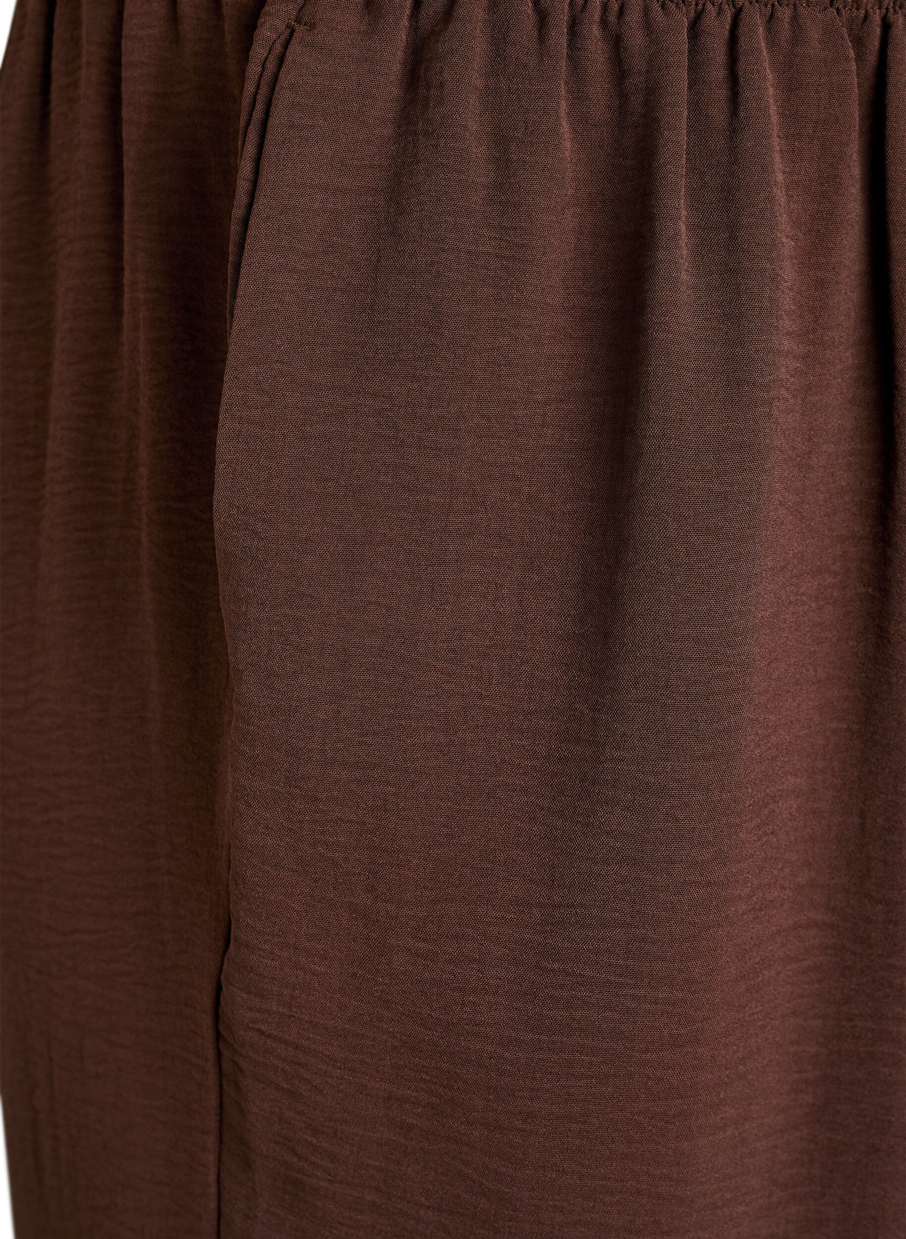 Zizzifashion High-waisted balloon trousers, Brown, Packshot image number 2