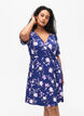 Wrap dress in viscose with short sleeves, Bellwether AOP, Model image number 0