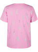 Organic cotton T-shirt with floral print, Rosebloom W. Flower, Packshot image number 1