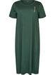 Midi nightgown in organic cotton, Green, Packshot image number 0