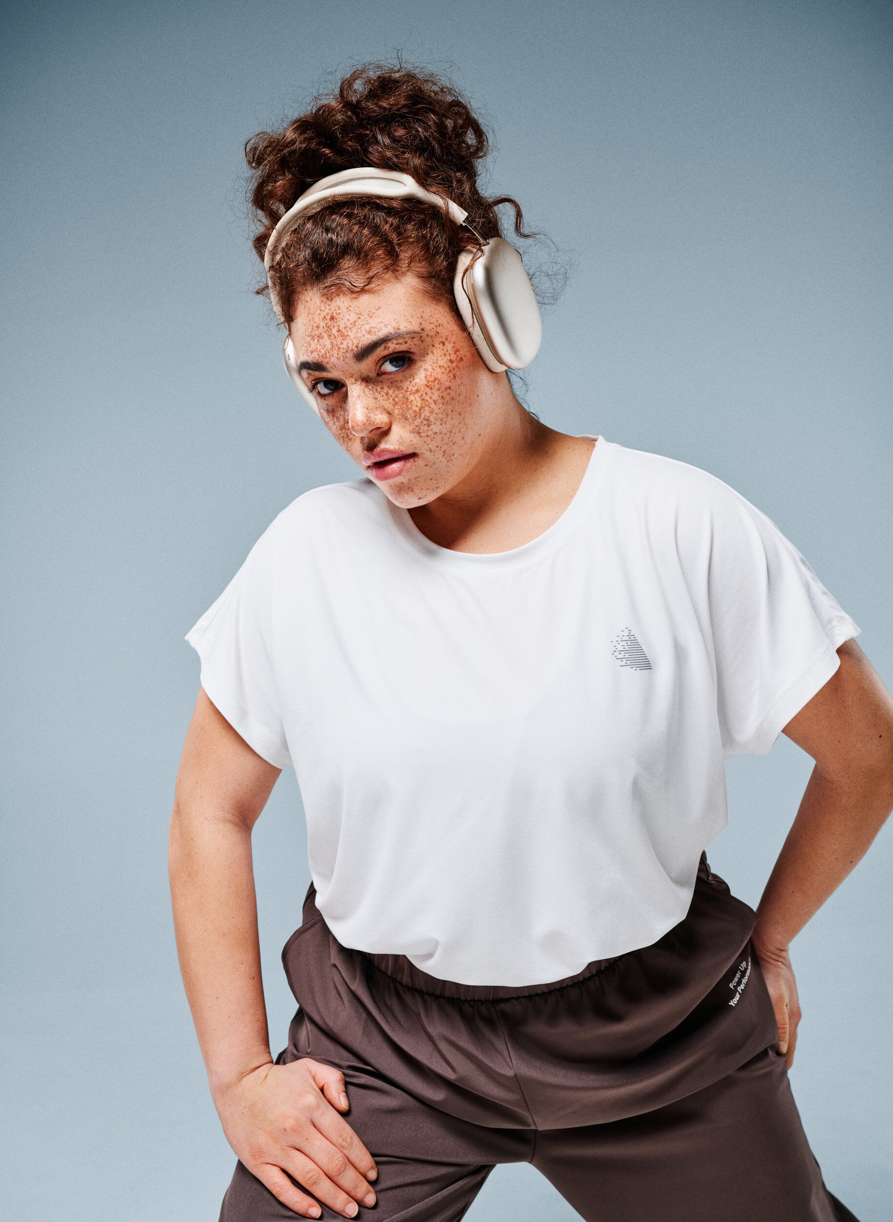 Solid-coloured training T-shirt