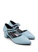 Pumps with double straps, Light Blue, Packshot image number 1