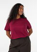 Basic cotton T-shirt with round neck, Red, Model image number 0