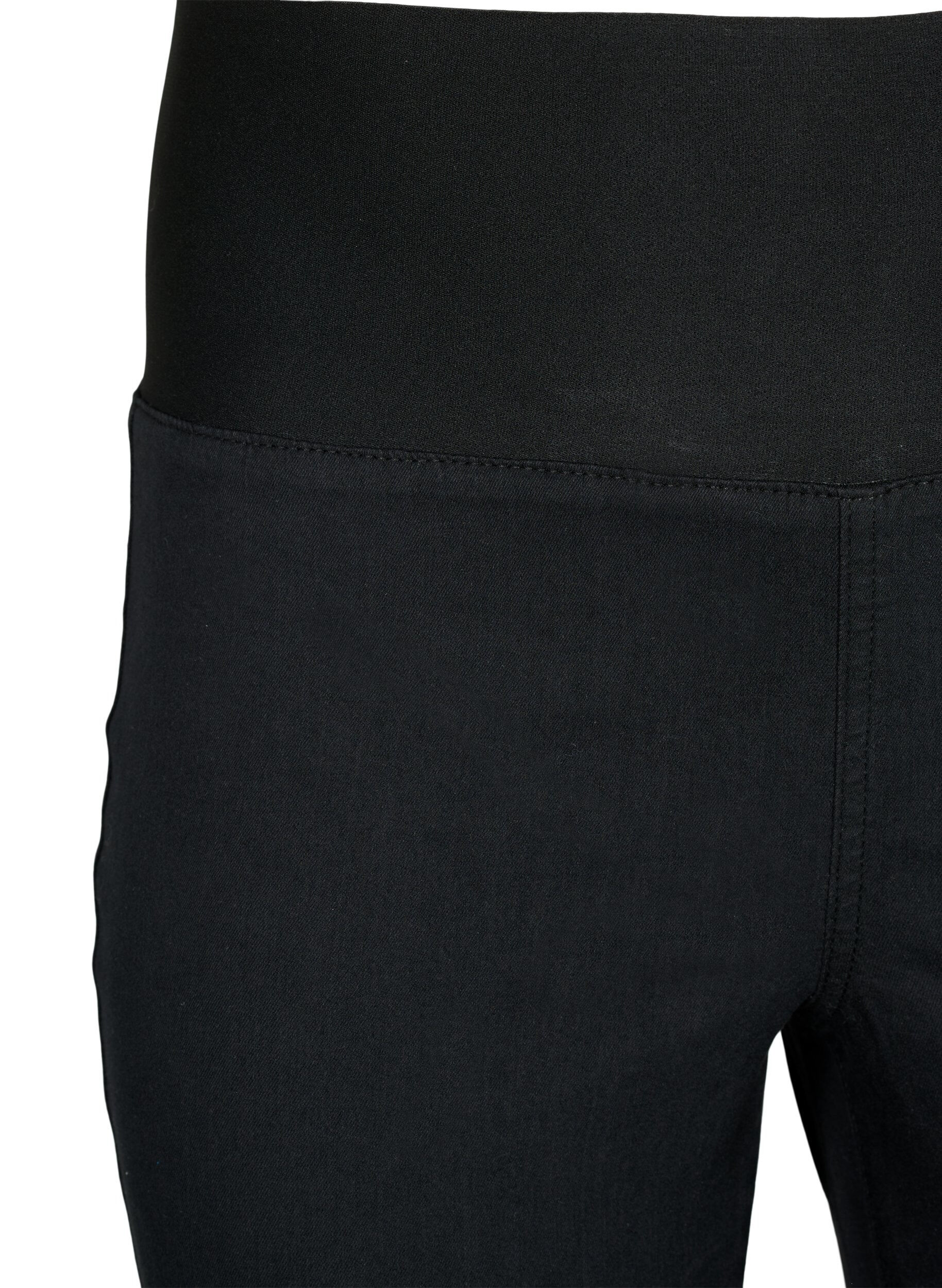 Zizzifashion FLASH - Jeggings with wide elastic waistband, Black, Packshot image number 2