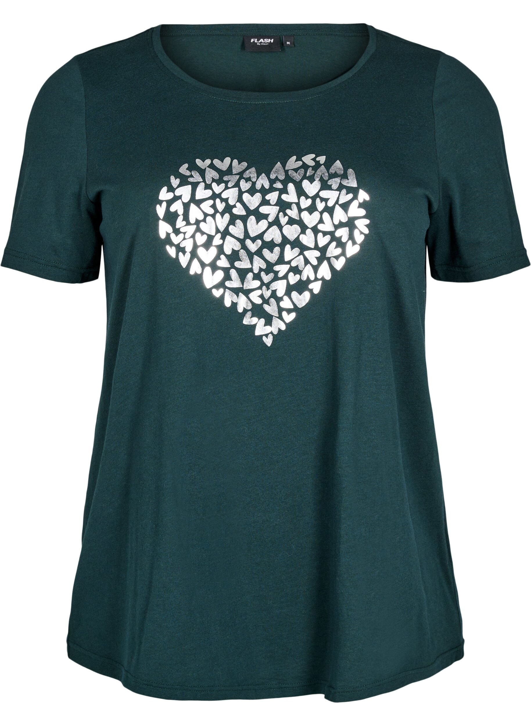 Zizzifashion FLASH - T-shirt with motif, Green, Packshot image number 0