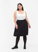 Loose viscose skirt, Black, Model image number 1