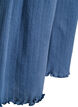 Organic cotton pyjama bottoms with a textured pattern, Blue, Packshot image number 3