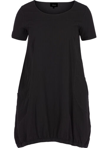 Dress with pockets, Black, Packshot image number 0