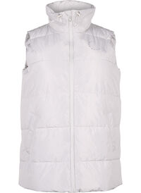 Sporty vest with a high collar and pockets