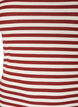 Striped tank top with a rib structure, Red, Packshot image number 2