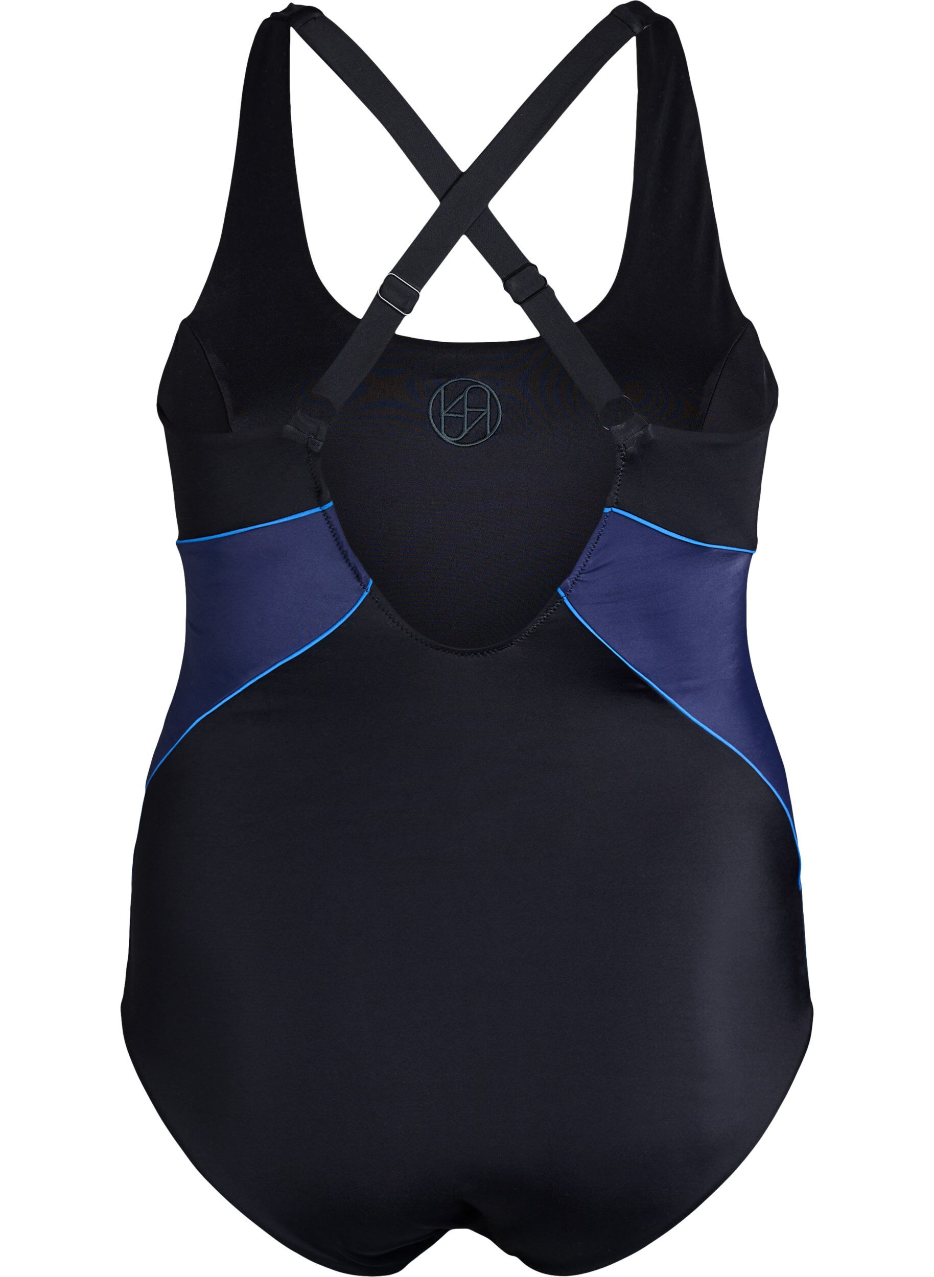 ZizzifashionSports swimsuit with cross straps, Black, Packshot image number 1
