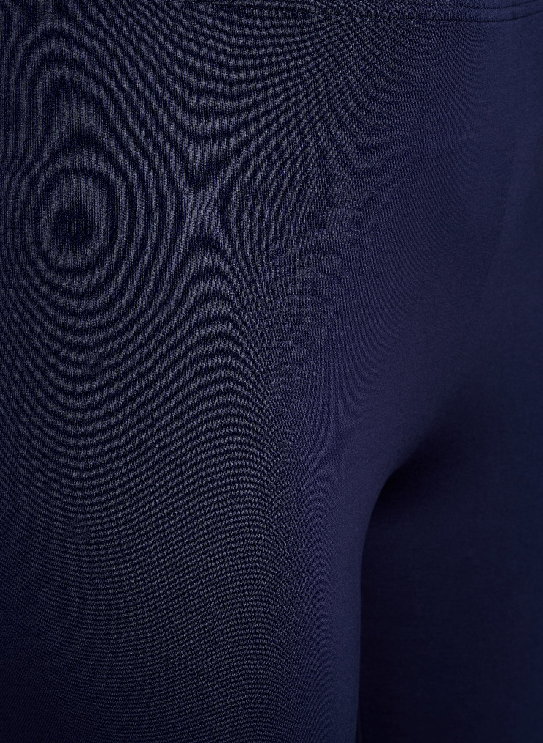 Zizzifashion Basic viscose leggings, Blue, Packshot image number 2