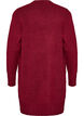Ribbed Knit Cardigan with Pockets, Red, Packshot image number 1