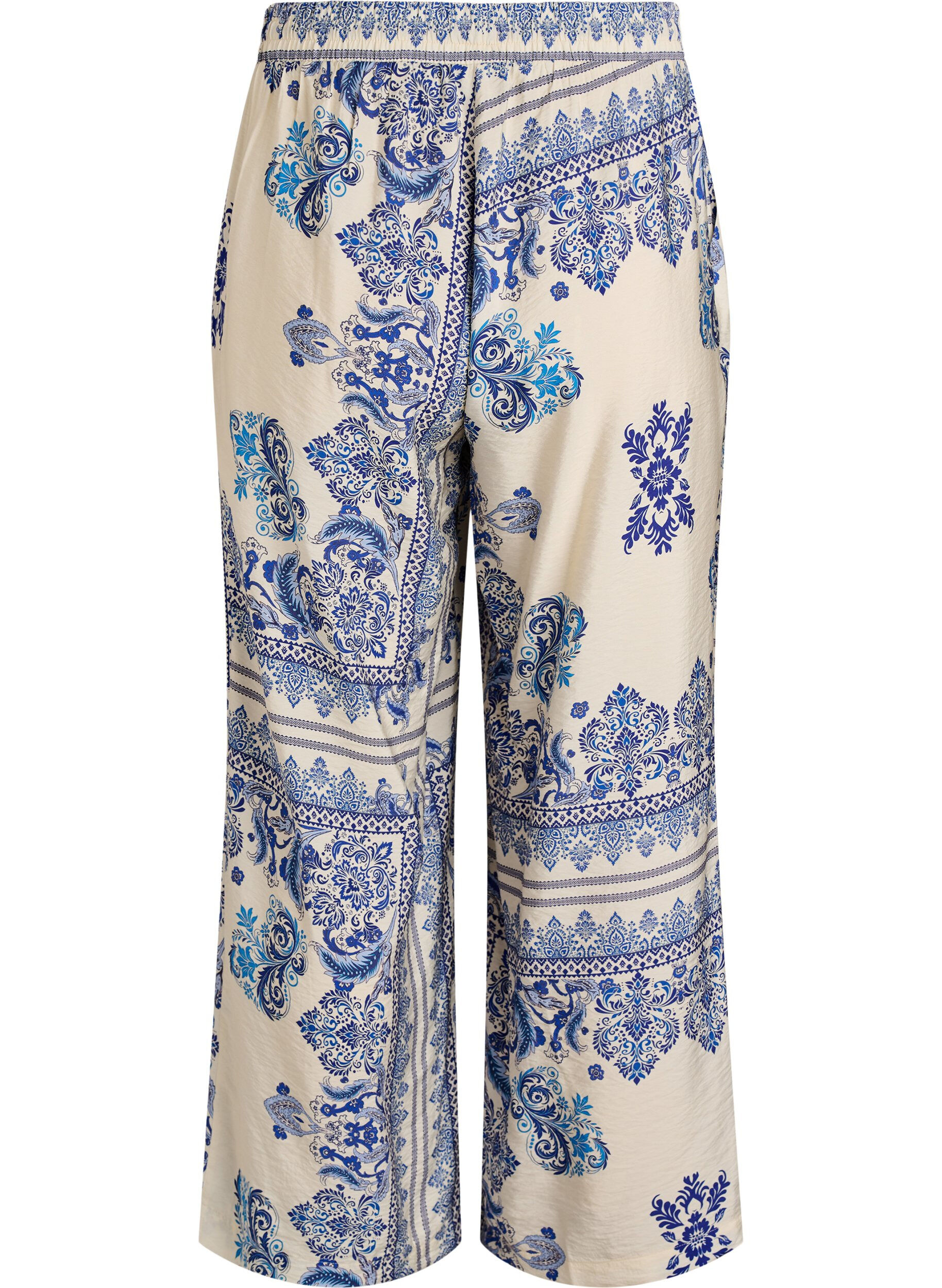 Zizzifashion Patterned wide-leg trousers, 9991, Packshot image number 1