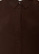 Loose-fitting long shirt in viscose, Brown, Packshot image number 2
