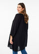Tunic with 3/4 sleeves and an A-line cut, Black, Model image number 2