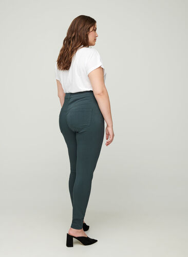 Slim fit trousers with pockets, Dark Slate, Model image number 0