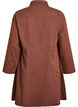 Short twill dress with zipper, Brown, Packshot image number 1