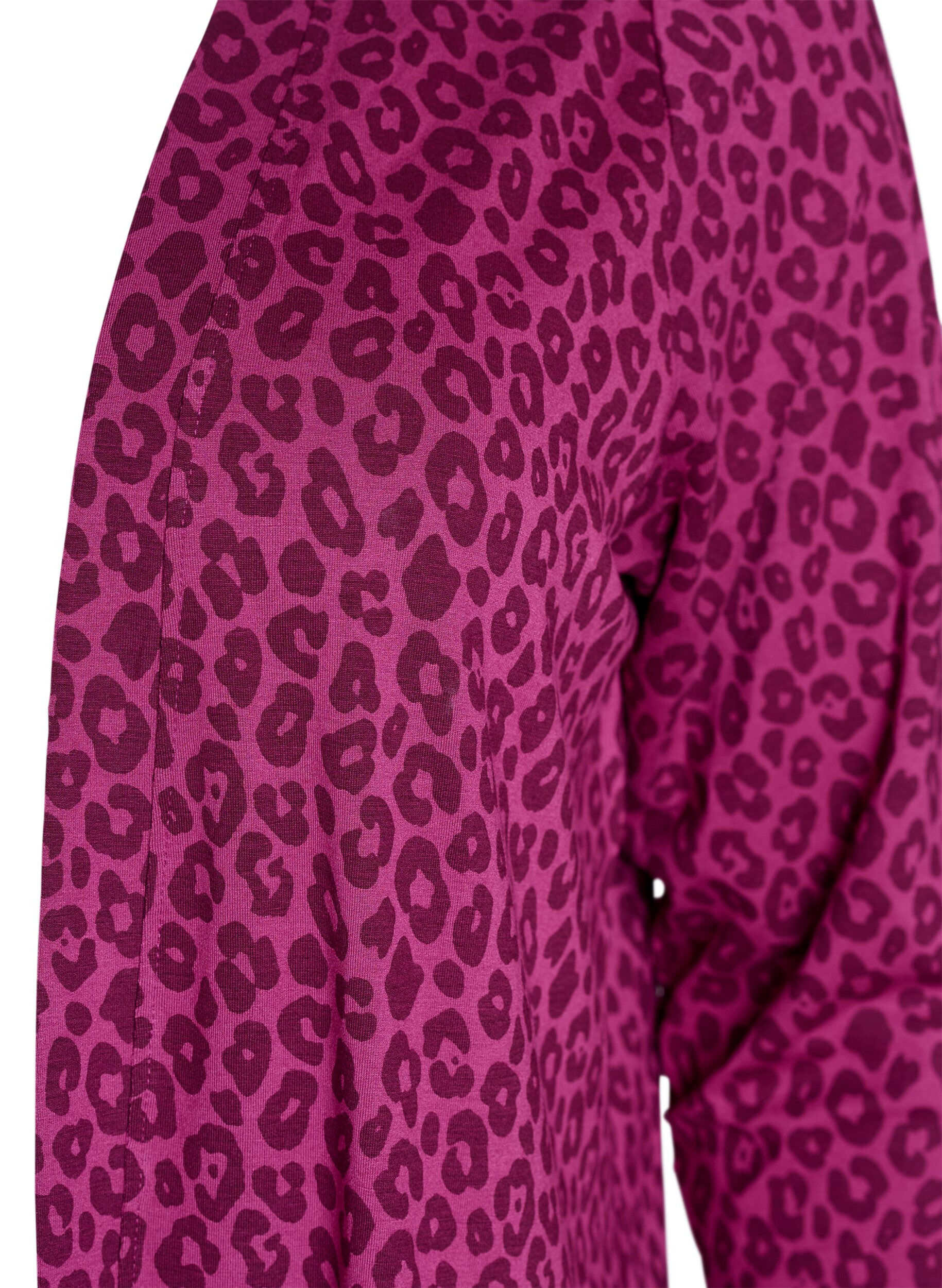 Zizzifashion Short kimono in viscose, Pink, Packshot image number 2