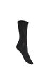 Ribbed cotton sock, Black, Packshot image number 1
