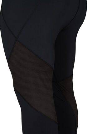 7/8-length gym leggings, Black, Packshot image number 3