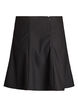 Short A-line skirt, Black, Packshot image number 1