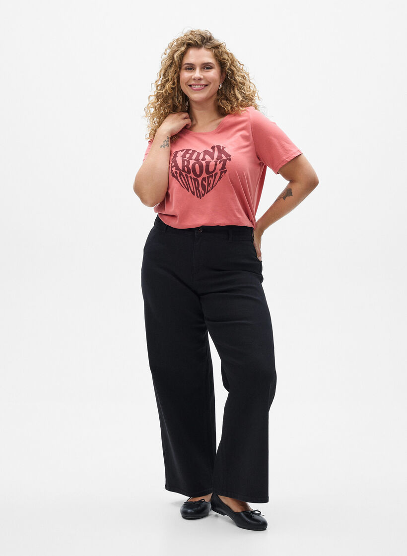 FLASH - T-shirt with motif, Red, Model image number 1