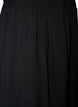 Culottes in viscose with a high waist and wide legs, Black, Packshot image number 2
