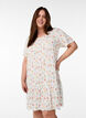 Dress in viscose with cutline, White, Model image number 0