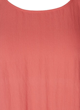 Short-sleeved viscose dress with pockets, Faded Rose, Packshot image number 2