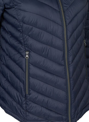 Short, quilted, lightweight jacket, Night Sky, Packshot image number 3