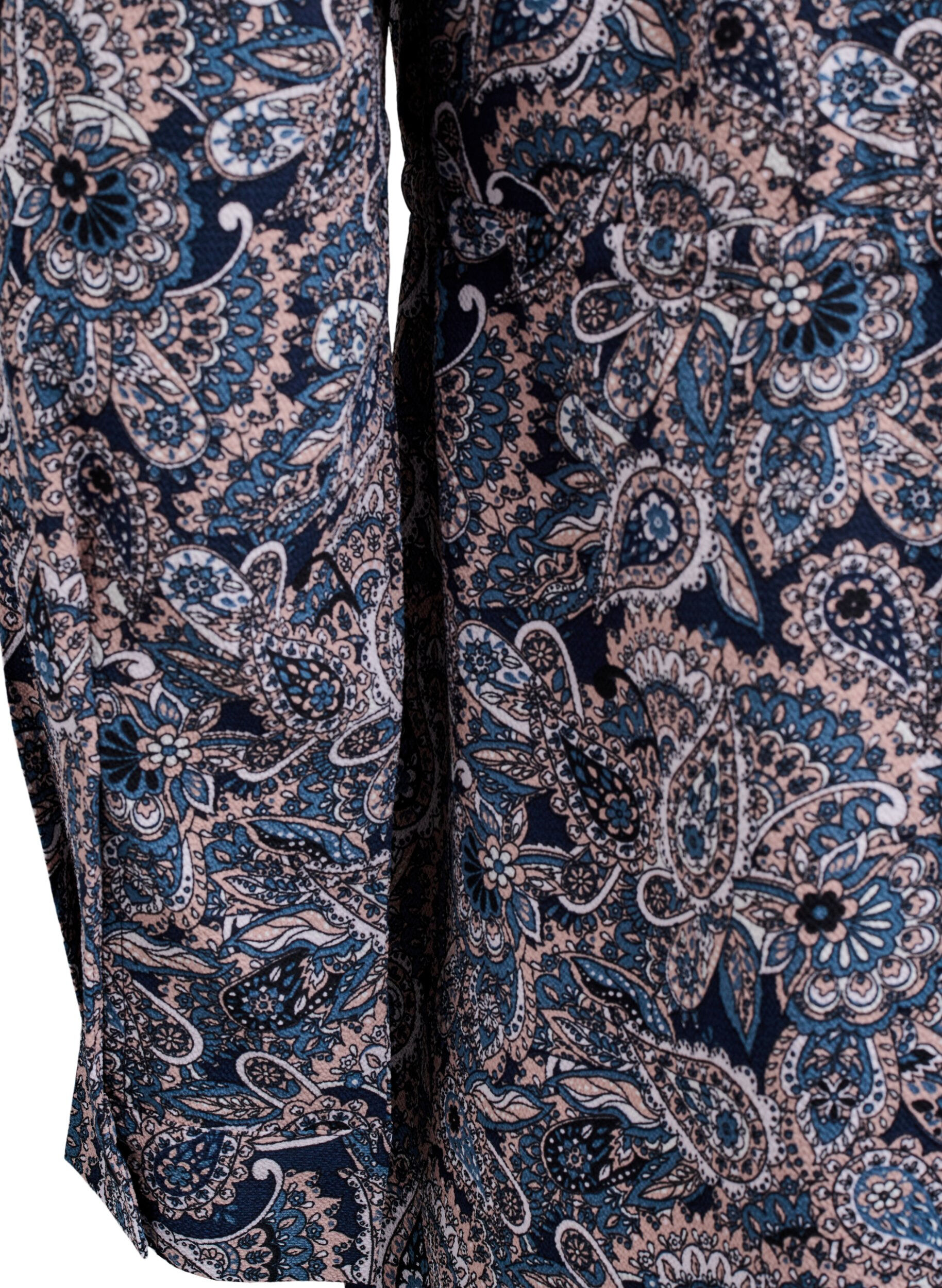 Zizzifashion Knee-length dress with tie belt, Beige, Packshot image number 3