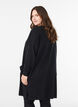Short knit dress with centre seam and pockets, Black, Model image number 2