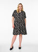 Patterned dress with panels, Black, Model image number 1