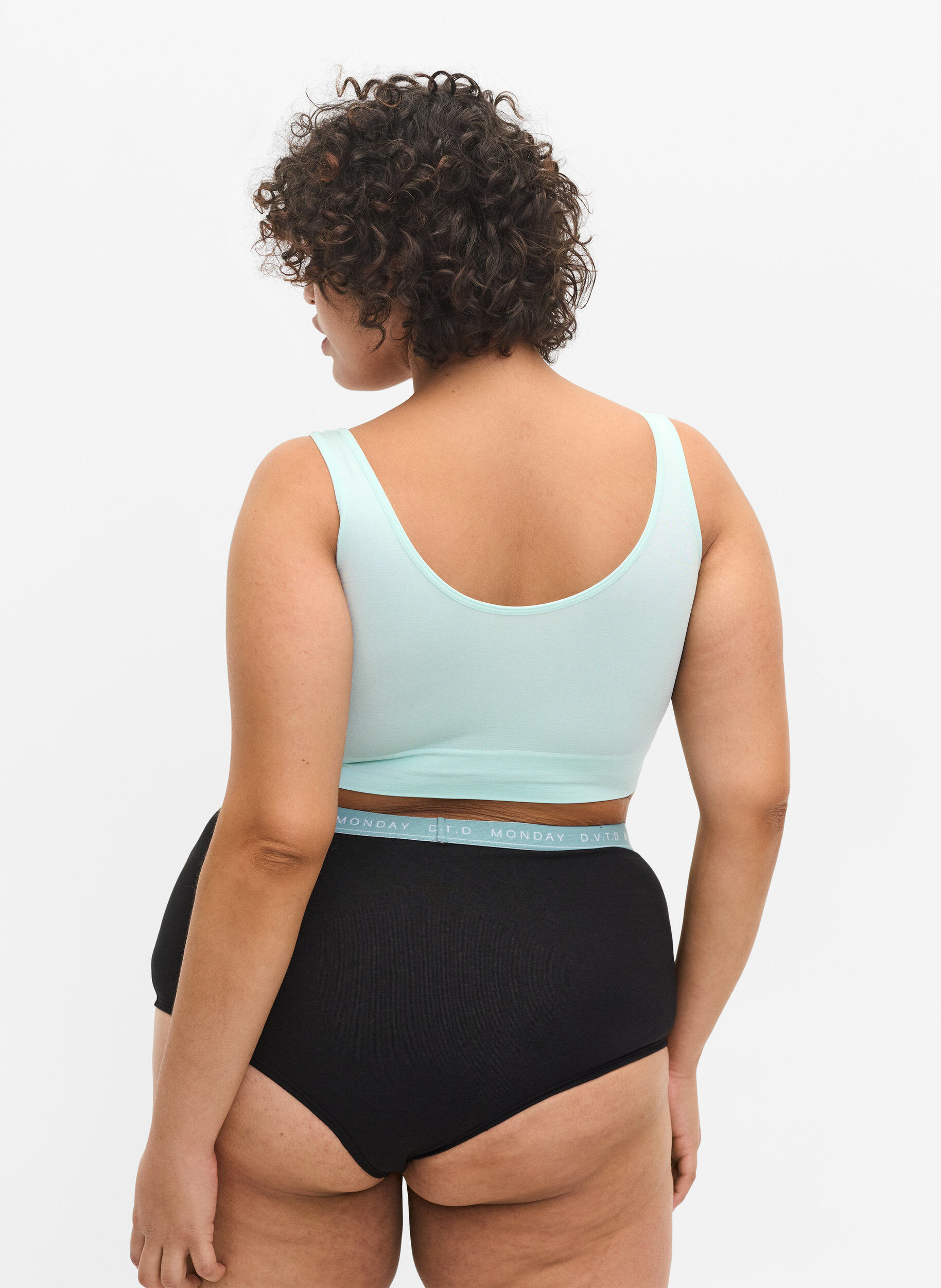 Zizzifashion Cotton days-of-the-week hipsters in a 7-pack, Multi Pastel Pack, Model image number 1