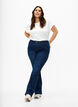 High-waisted Ellen bootcut jeans, Blue, Model image number 0