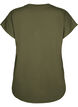 Training t-shirt with v-neck, Forest Night, Packshot image number 1