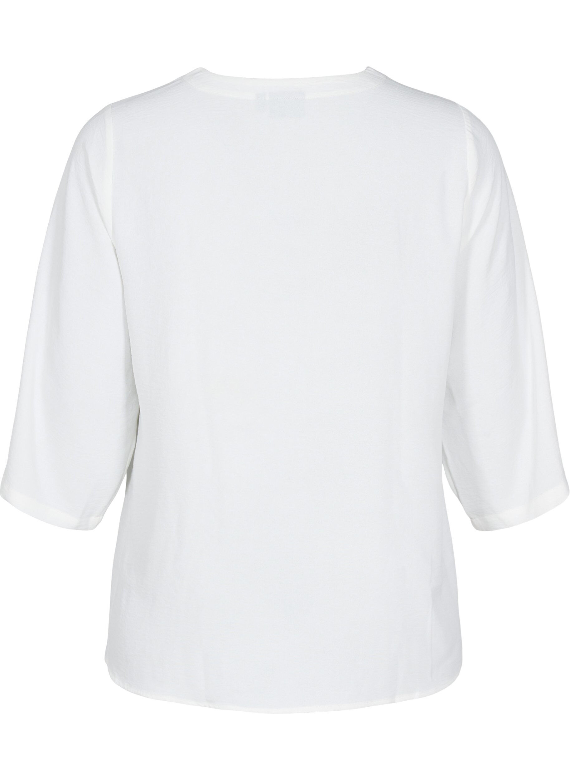 ZizzifashionBlouse with 3/4 sleeves, Vanilla, Packshot image number 1