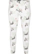 High waisted Amy jeans with floral print, White Flower AOP L78, Packshot image number 0