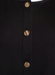 Cardigan with decorative buttons, Black, Packshot image number 2