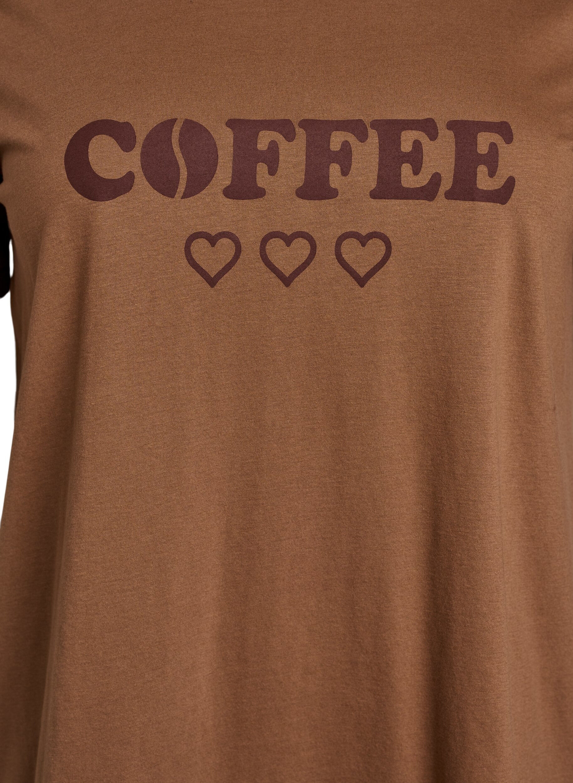ZizzifashionT-shirt with motif, Brown, Packshot image number 2