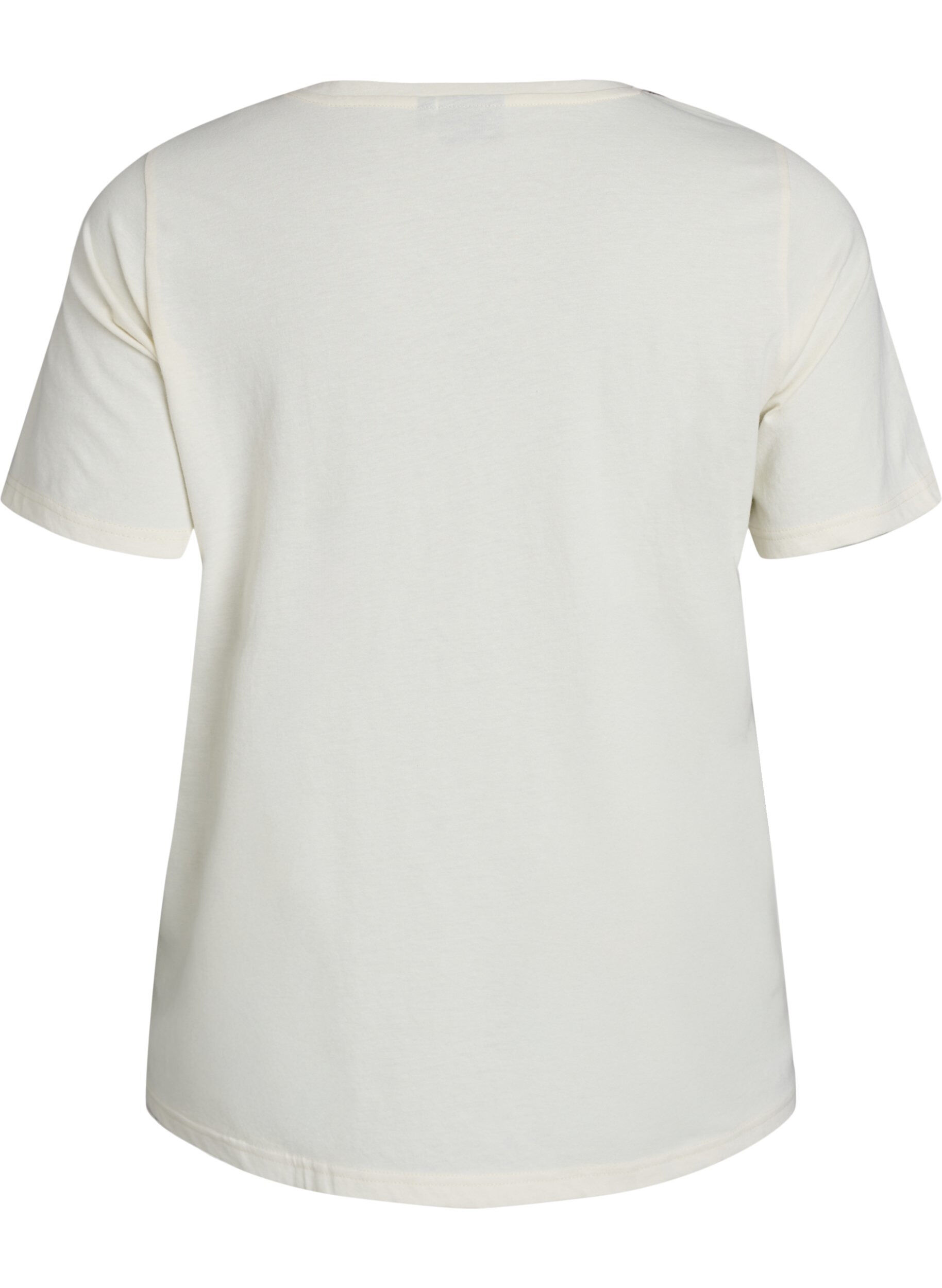 ZizzifashionT-shirt with motif, Vanilla, Packshot image number 1