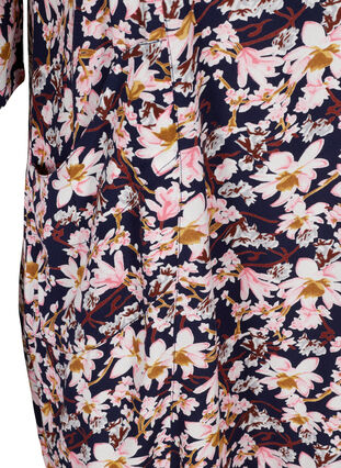 Dress, Blue/Pink Flower, Packshot image number 3
